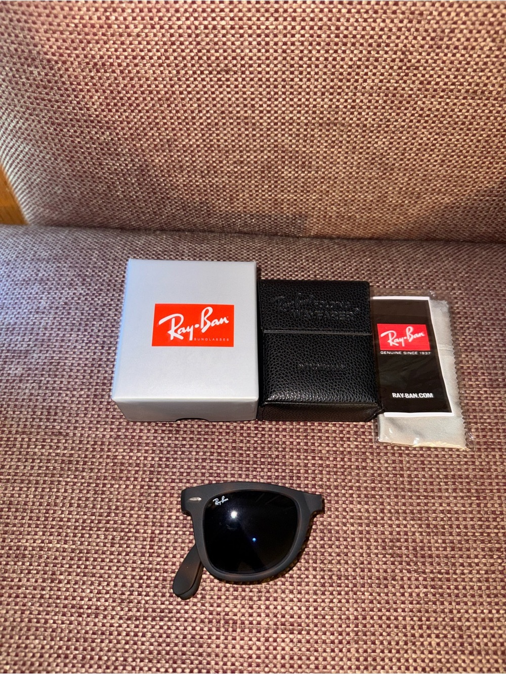 Ray-Ban Wayfarer Folding Classic – Tortoise/Havana Dark Lens